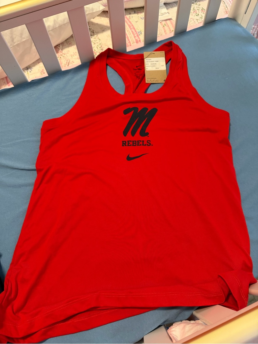 Nike Red 'Rebels' Racerback Tank Top